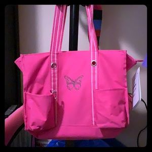 Zip top organizing utility tote Spirit Pink 31